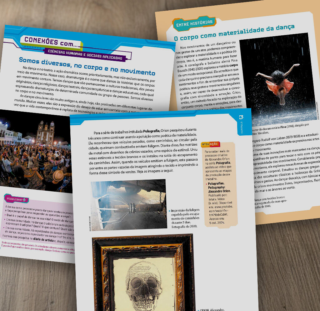 Páginas Internas da Coleção Arte por toda a parte.